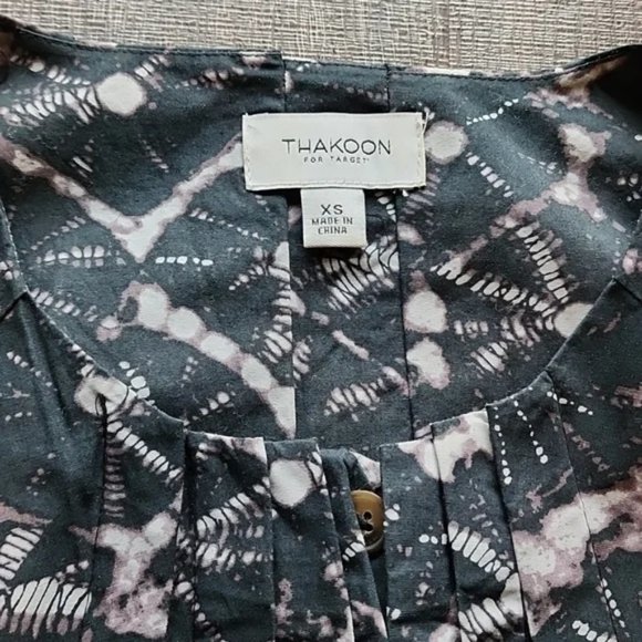 🍁 Thakoon shibori print Button front Shirtdress 🍁 - Picture 2 of 5